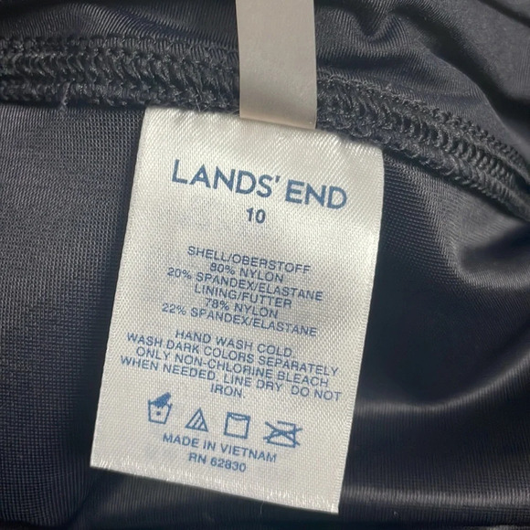 Lands' End Black Swimskirt - Picture 4 of 5